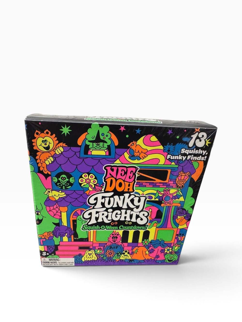 NeeDoh Funky Frights Squish-O-Ween Countdown 13 Squishy Finds New
